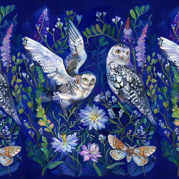 Flower Garden Owls Coffee Mug Gallery Image 2