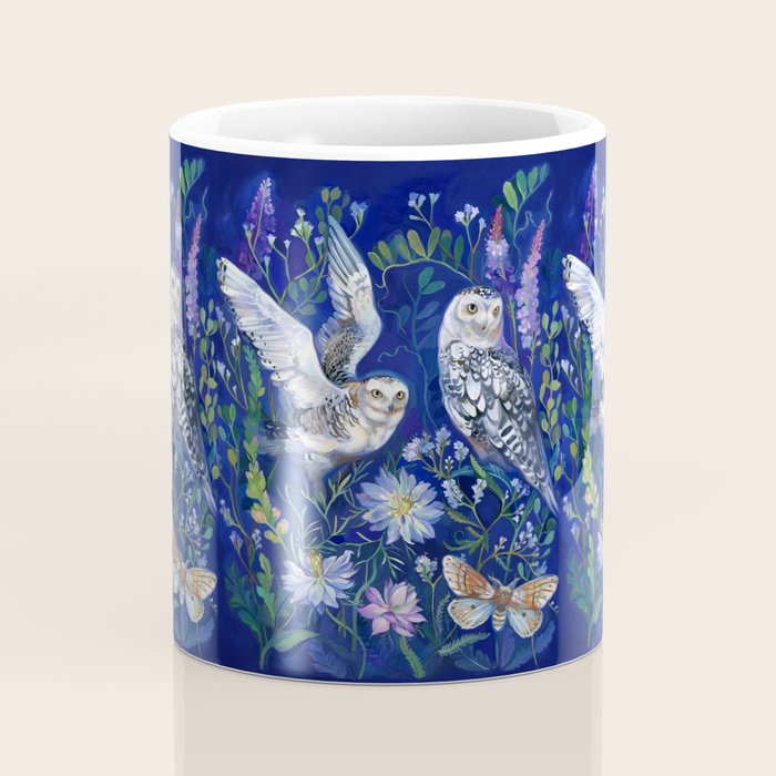 Flower Garden Owls Coffee Mug Gallery Image 4
