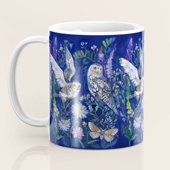 Flower Garden Owls Coffee Mug Gallery Image 3