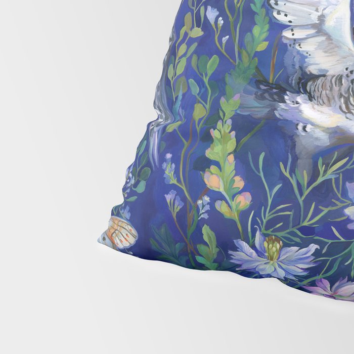 Flower Garden Owls Pillow Sham Gallery Image 4