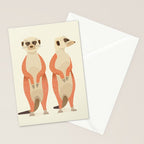 Whimsical Meerkats Stationery Card Gallery Image 2