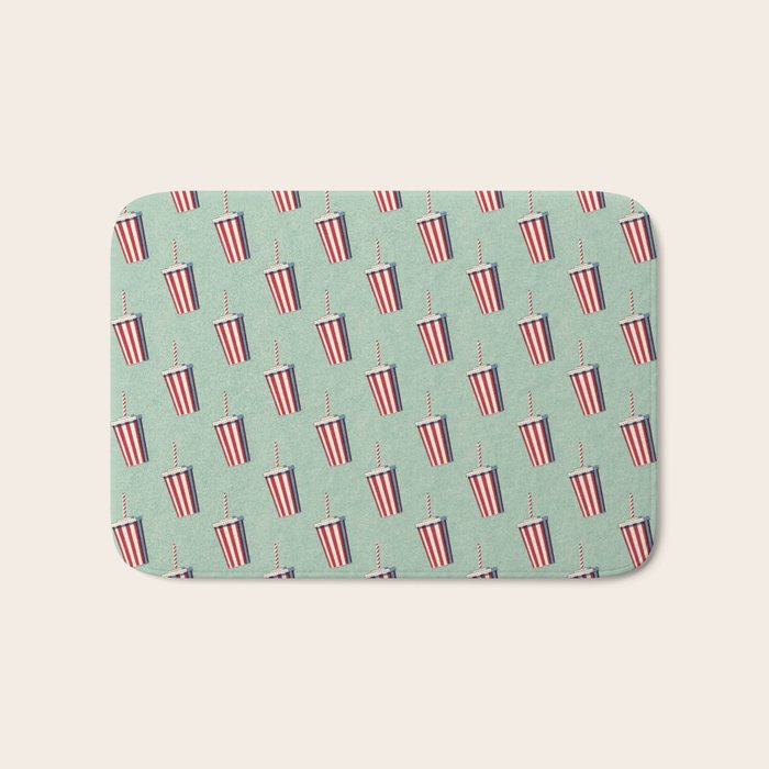 FAST FOOD / Softdrink - pattern Bath Mat Gallery Image 1