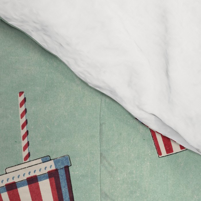 FAST FOOD / Softdrink - pattern Comforter Gallery Image 4