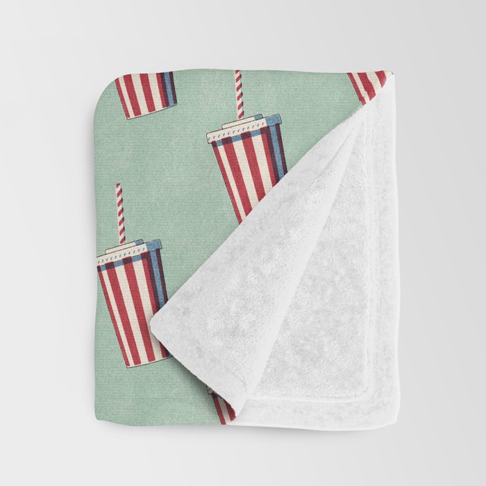 FAST FOOD / Softdrink - pattern Throw Blanket Gallery Image 3