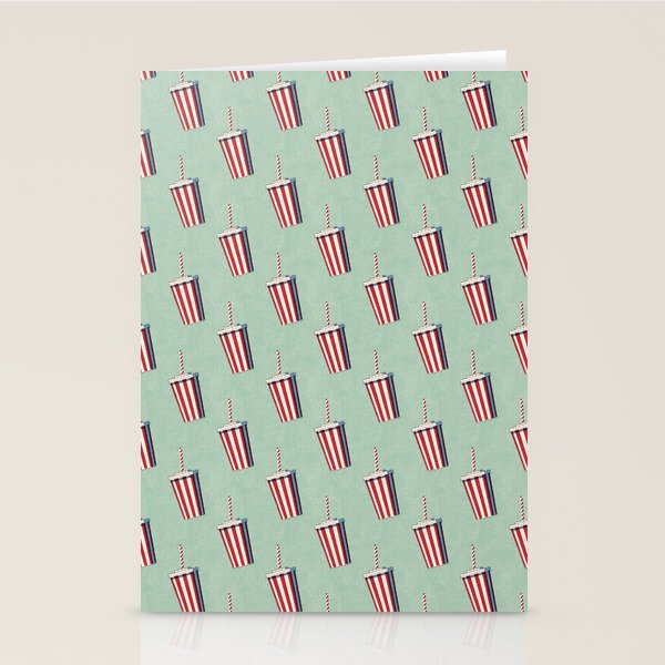 FAST FOOD / Softdrink - pattern Stationery Card Gallery Image 1