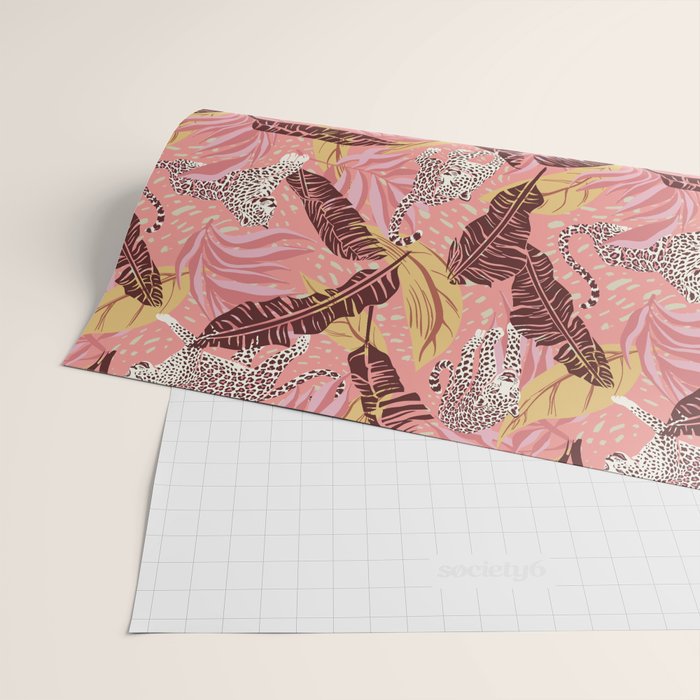 Leopard Crush Pink Wrapping Paper Gallery Image 2