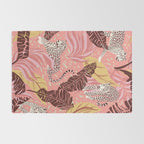 Leopard Crush Pink Rug Gallery Image 2