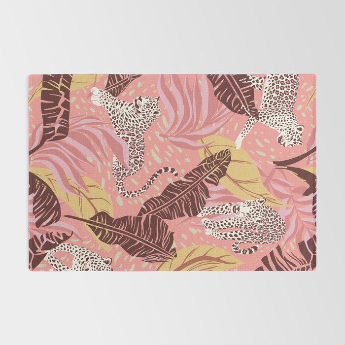 Leopard Crush Pink Rug Gallery Image 2