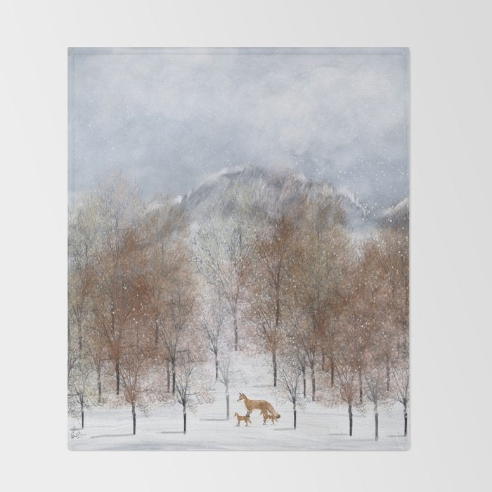 nature will find a way deux Throw Blanket Gallery Image 2