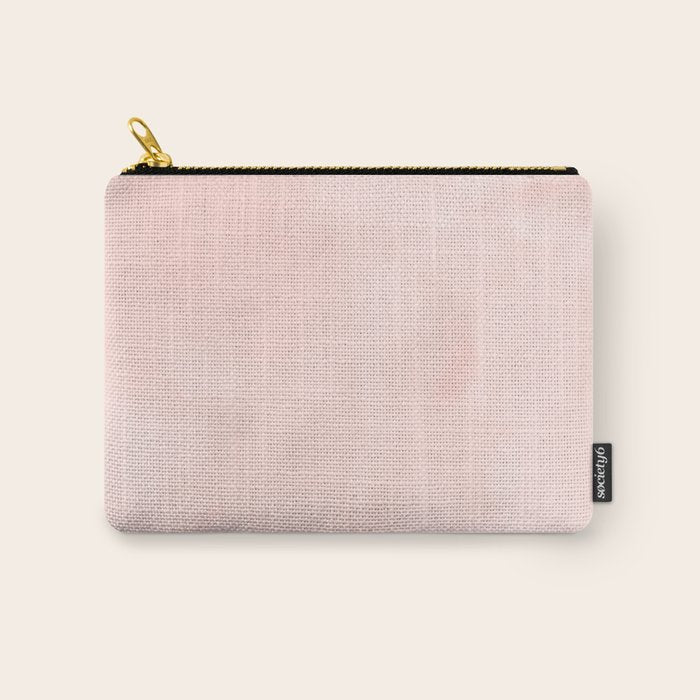 Seashell Pink Watercolor Carry All Pouch Gallery Image 1