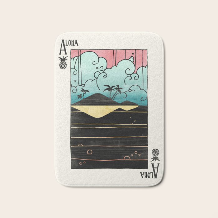 Ace of Aloha Bath Mat Gallery Image 1