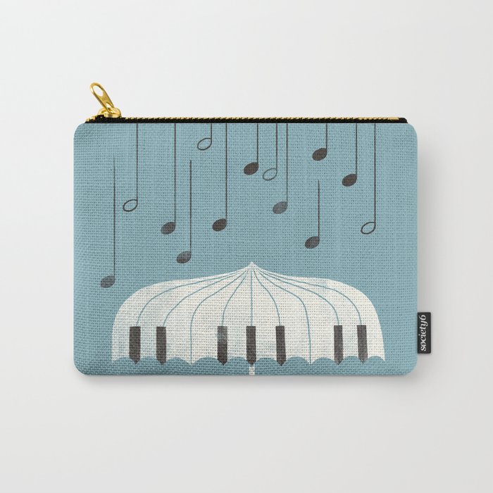Singing in the rain Carry All Pouch Gallery Image 1