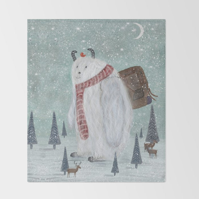 happy trails Throw Blanket Gallery Image 2