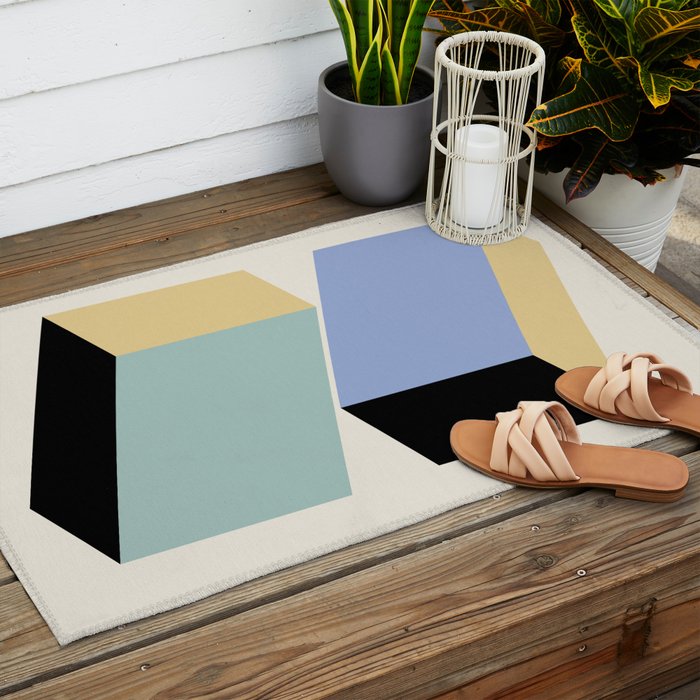 Modernist Objects IV Outdoor Rug Gallery Image 2