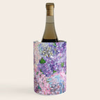Purple and blue Lilac & Hydrangea - Flower Design Wine Chiller Gallery Image 2