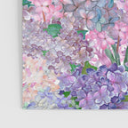 Purple and blue Lilac & Hydrangea - Flower Design Poster Gallery Image 3