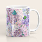 Purple and blue Lilac & Hydrangea - Flower Design Coffee Mug Gallery Image 1
