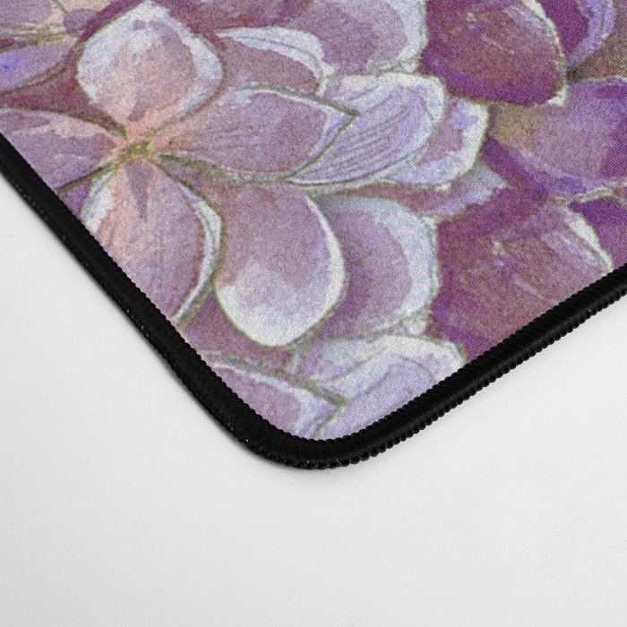 Purple and blue Lilac & Hydrangea - Flower Design Desk Mat Gallery Image 4