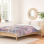 Purple and blue Lilac & Hydrangea - Flower Design Duvet Cover Gallery Image 2