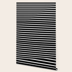 Bold Black And White Simple Stripes Elegant Minimalistic Style Wallpaper Gallery Image 2