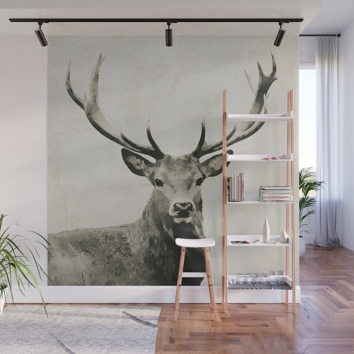 DEER Wall Mural Gallery Image 1