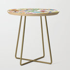 Watercolor Dinosaur Construction Crew Side Table Gallery Image 1