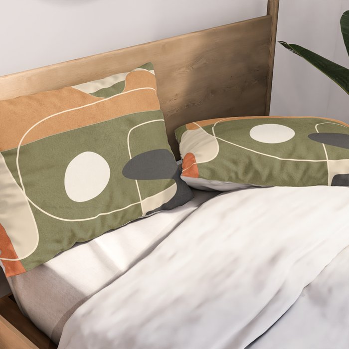 Organic Rhythms 1 Pillow Sham Gallery Image 2