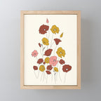 Colorful Poppy Flowers Mini Art Print Gallery Image 1
