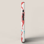 Beach Bombshells - Cyan & Coral Palette iPhone Case Gallery Image 2