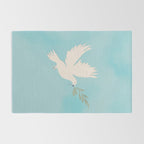 Dove of Peace with Olive Branch Rug Gallery Image 2