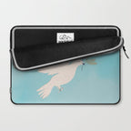 Dove of Peace with Olive Branch Laptop Sleeve Gallery Image 2