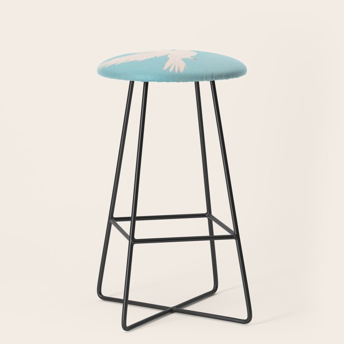 Dove of Peace with Olive Branch Stool Gallery Image 1
