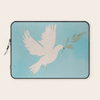 Dove of Peace with Olive Branch Laptop Sleeve Gallery Image 1