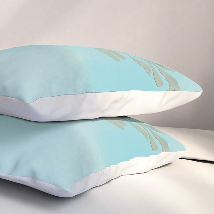 Dove of Peace with Olive Branch Pillow Sham Gallery Image 3