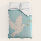 Dove of Peace with Olive Branch Comforter Gallery Image 6