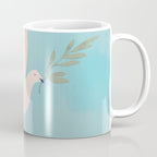 Dove of Peace with Olive Branch Coffee Mug Gallery Image 1