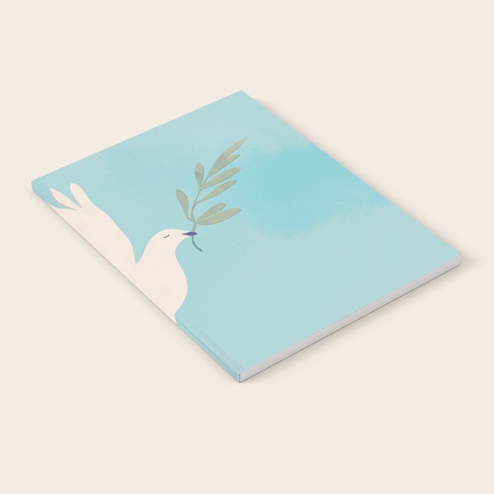 Dove of Peace with Olive Branch Notebook Gallery Image 2