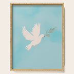 Dove of Peace with Olive Branch Serving Tray Gallery Image 1