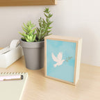 Dove of Peace with Olive Branch Mini Art Print Gallery Image 2
