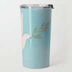 Dove of Peace with Olive Branch Travel Mug Gallery Image 2