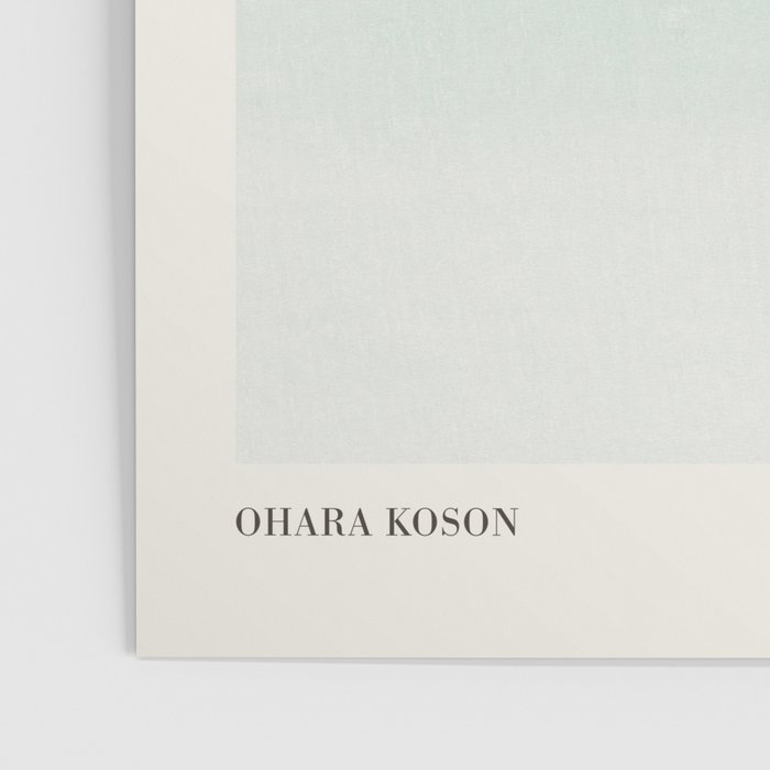 Ohara Koson Water Lily Flower Japanese Woodblock Vintage Botanical Pink Lotus Artwork Kitchen Decor Poster Gallery Image 3