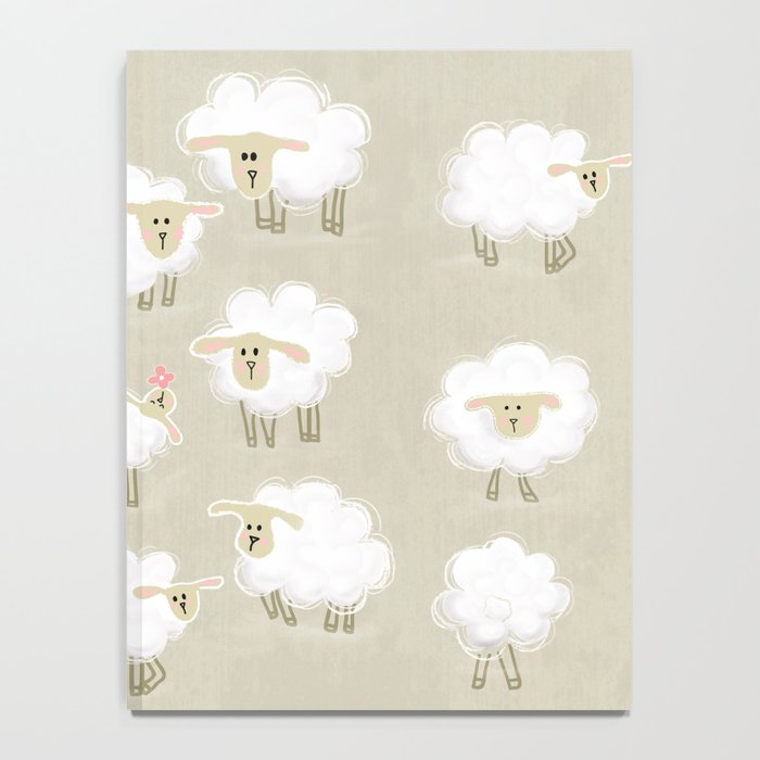 Herd of sheep Notebook Gallery Image 4