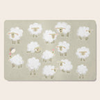 Herd of sheep Cutting Board Gallery Image 1