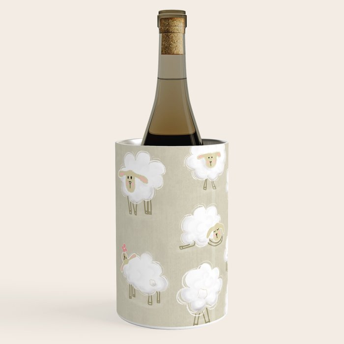 Herd of sheep Wine Chiller Gallery Image 2