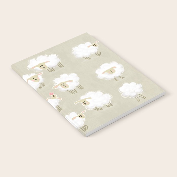 Herd of sheep Notebook Gallery Image 1