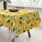 lemon mediterranean still life Tablecloth Gallery Image 3
