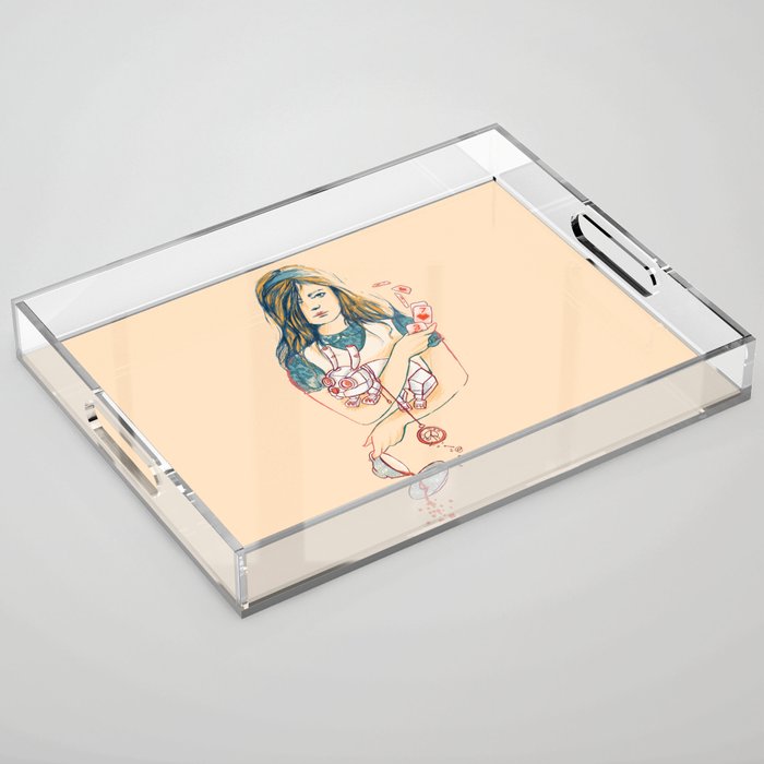 Alice Acrylic Tray Gallery Image 1