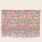 Vintage tangled christmas lights art pattern Wall Hanging Gallery Image 1
