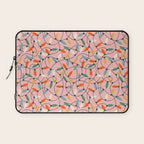 Vintage tangled christmas lights art pattern Laptop Sleeve Gallery Image 1