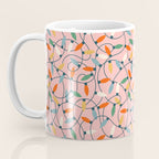Vintage tangled christmas lights art pattern Coffee Mug Gallery Image 3